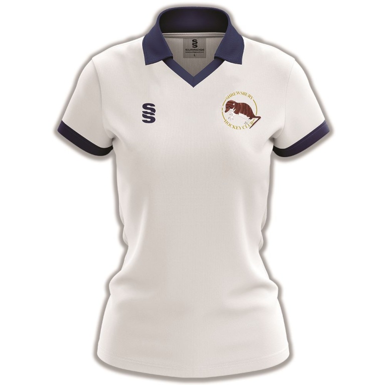 SHREWSBURY HOCKEY LADIES WHITE AWAY SHIRT